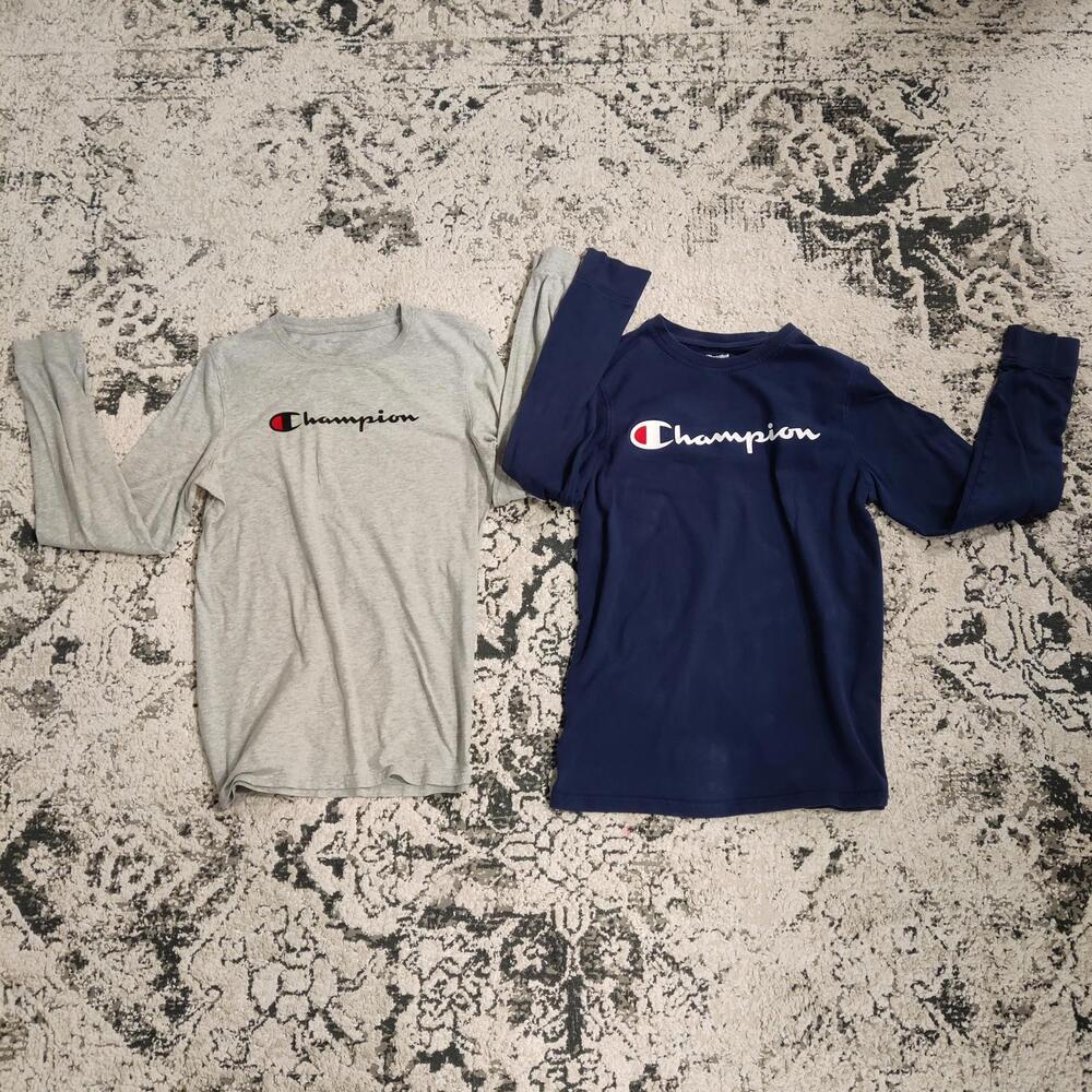 Champion Sweatshirt Tee Men's Sz Small Set of Two Streetwear